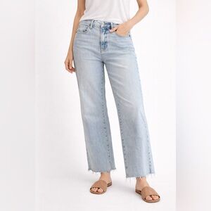 Stylish Light Blue Wide Leg Jeans
